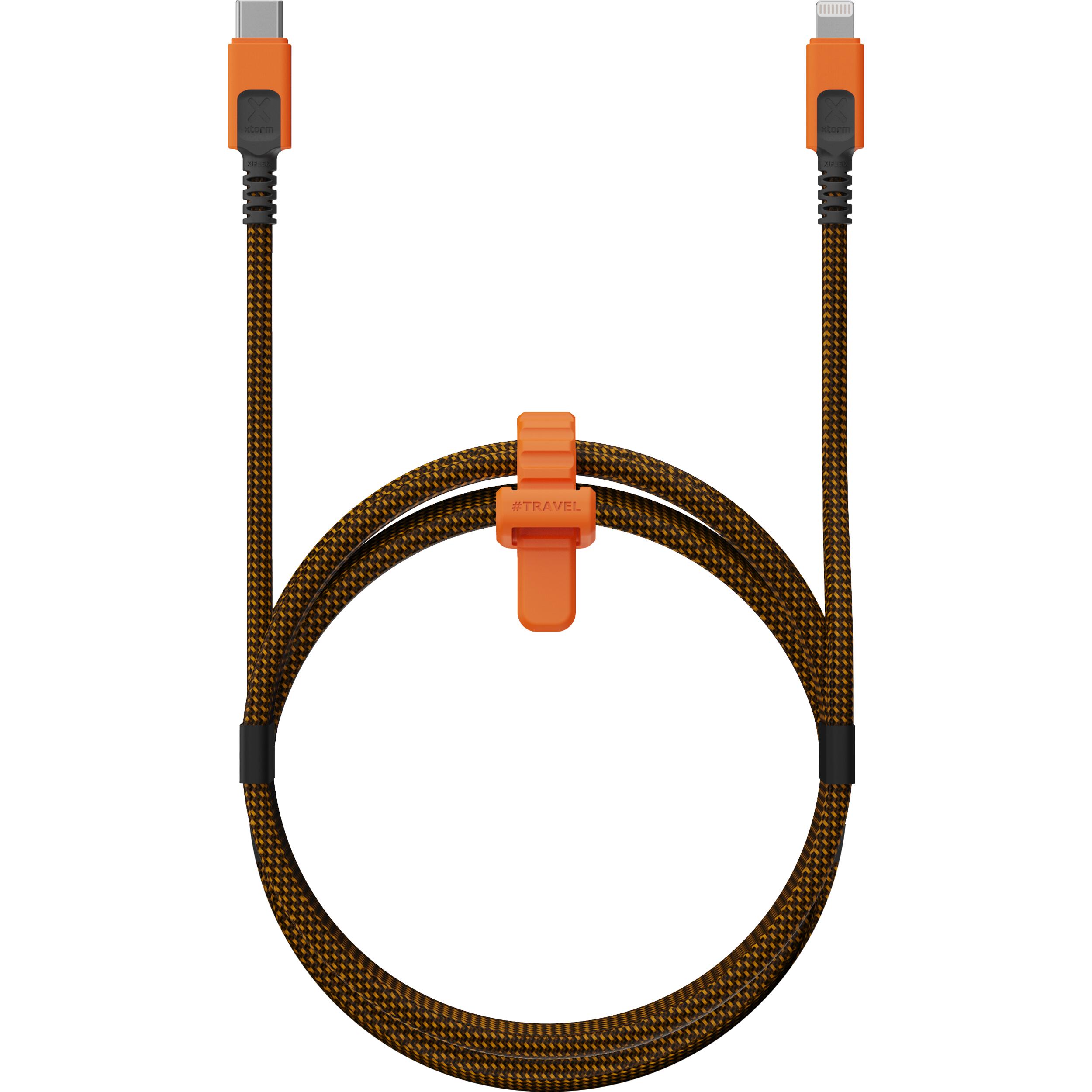 Xtorm Xtreme USB-C auf Lightning Kabel - 1,5 Meter - Schwarz/Orange 2/6