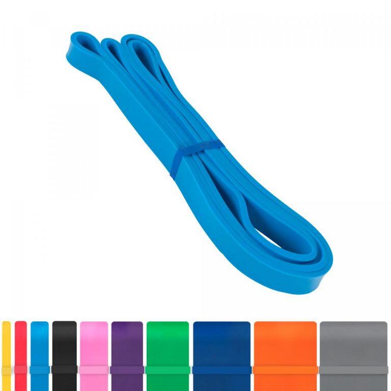 Gorilla Sports - Bande De Résistance Élastique - 2080 X 4,5 X 19mm - Bleu 10-60lbs - Elastique D'Entraînement - 0,5 Kg - Decathlon