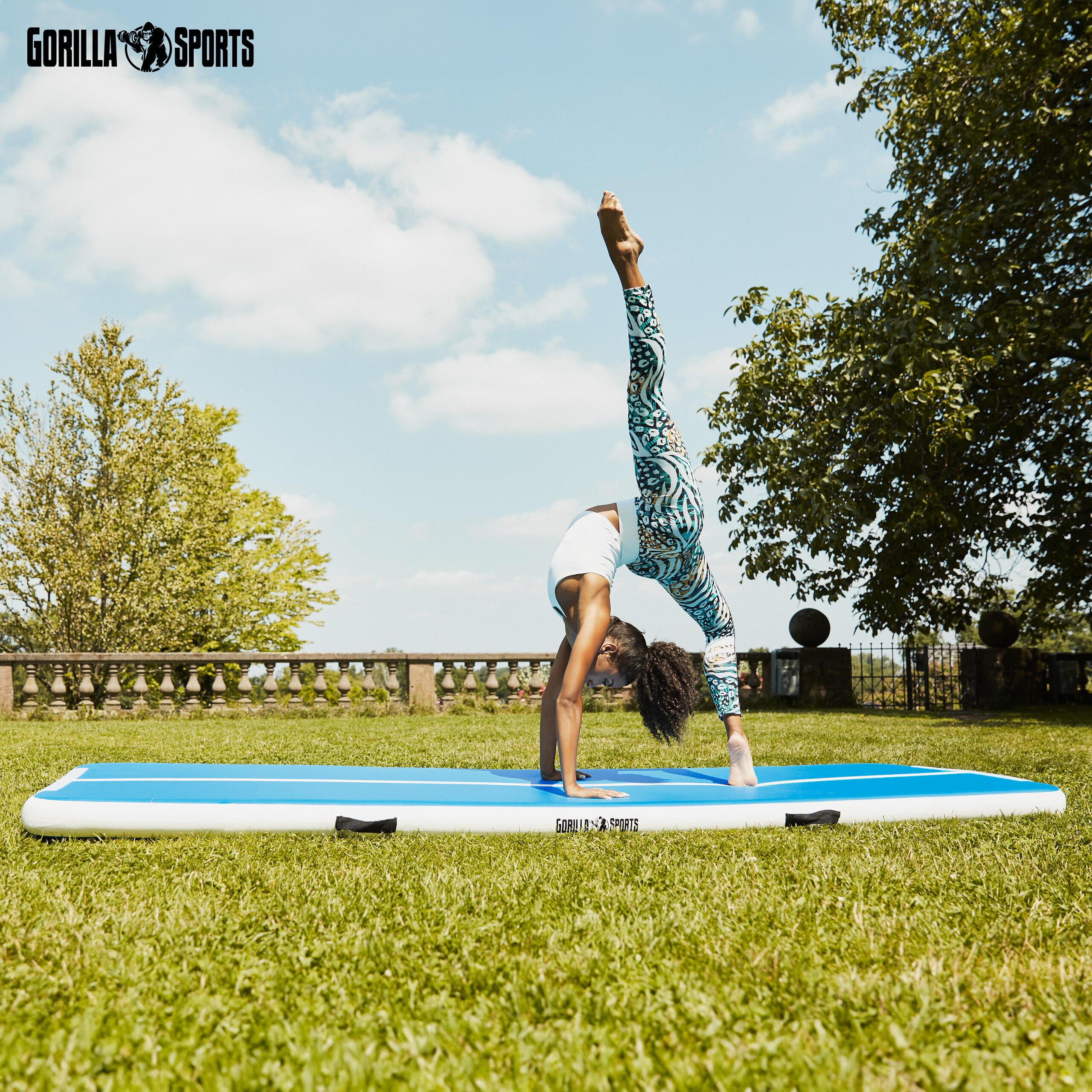 PISTE DE GYM GONFLABLE AIRTRACK | GYMNASTIQUE | 500 OU 300 X 100 X 10CM 3/7