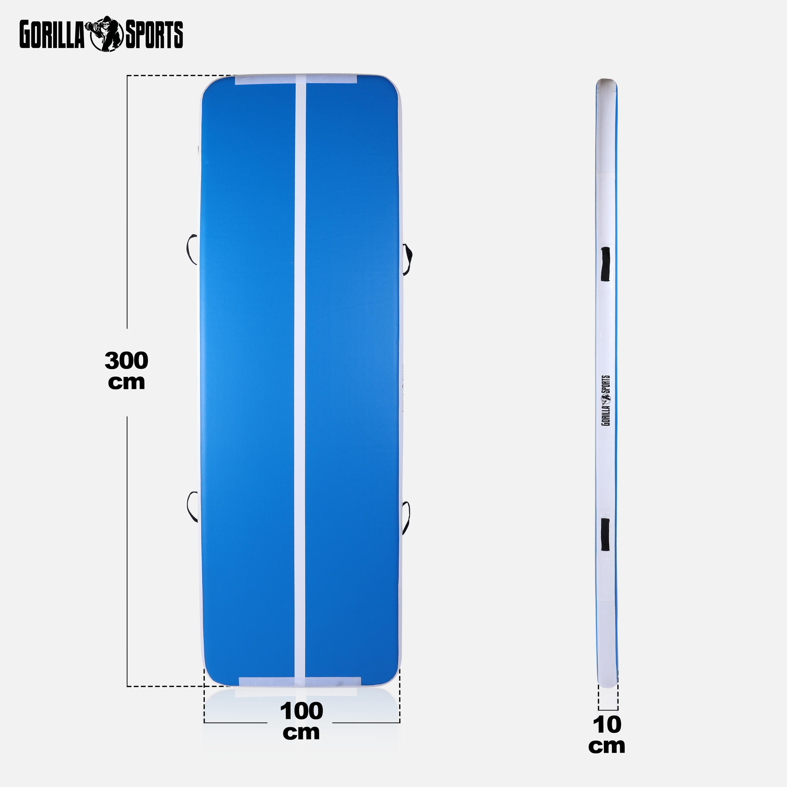 PISTE DE GYM GONFLABLE AIRTRACK | GYMNASTIQUE | 500 OU 300 X 100 X 10CM 2/7