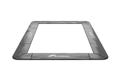 Trampoline rand rechthoekig flat to the ground akrobat primus 430x305 cm zwart