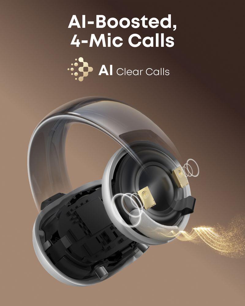 soundcore AeroClip Open-Ear Clip-On Wireless Earbuds, White 6/7