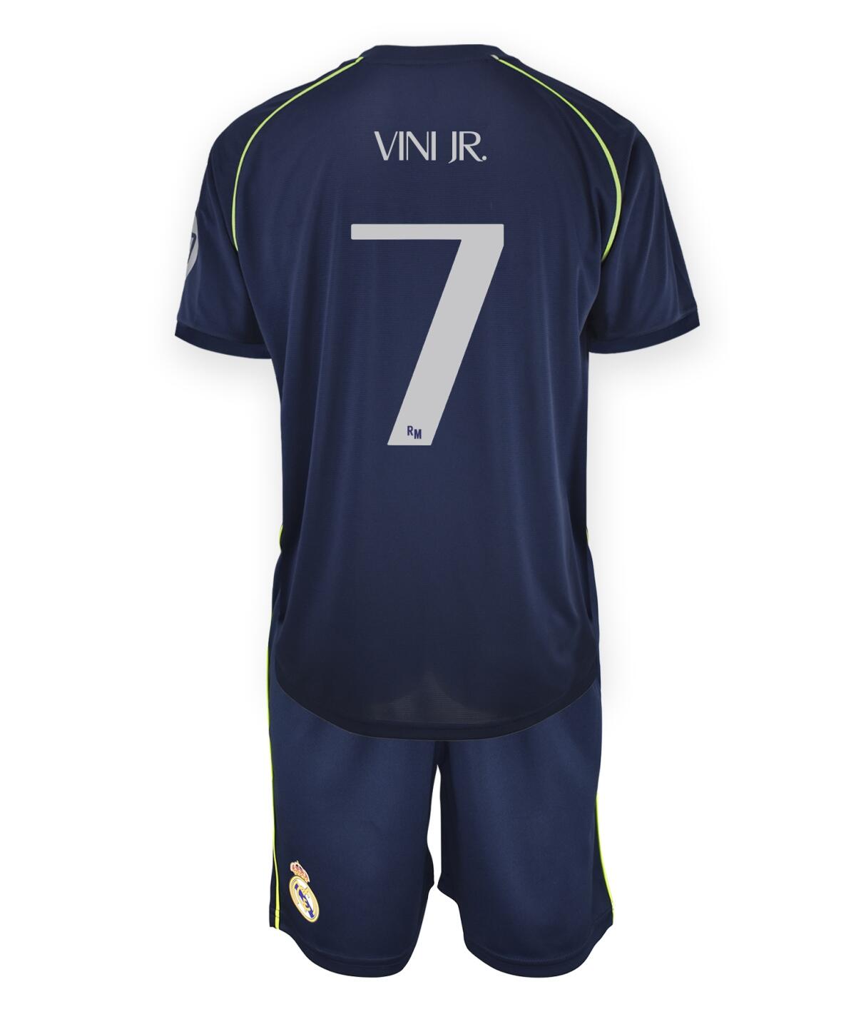 Camiseta Niño Vini JR. Real Madrid Segunda Equipación Réplica Oficial 25/26 4/7