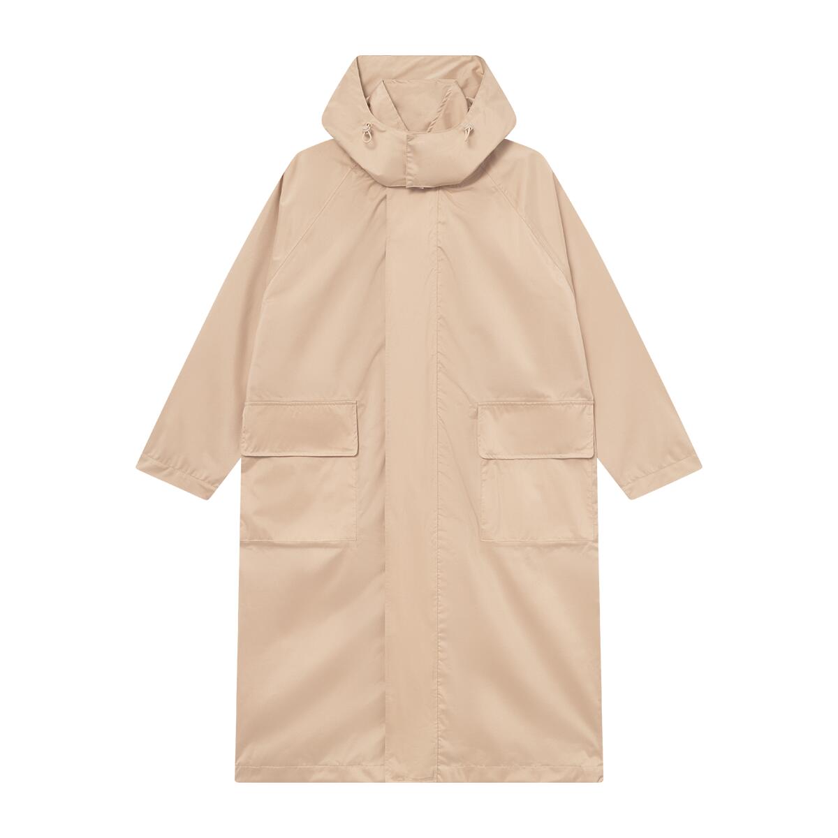Kubota - Poncho Imperméable Avec Capuche Unisex - Coupe-pluie - Beige - Decathlon