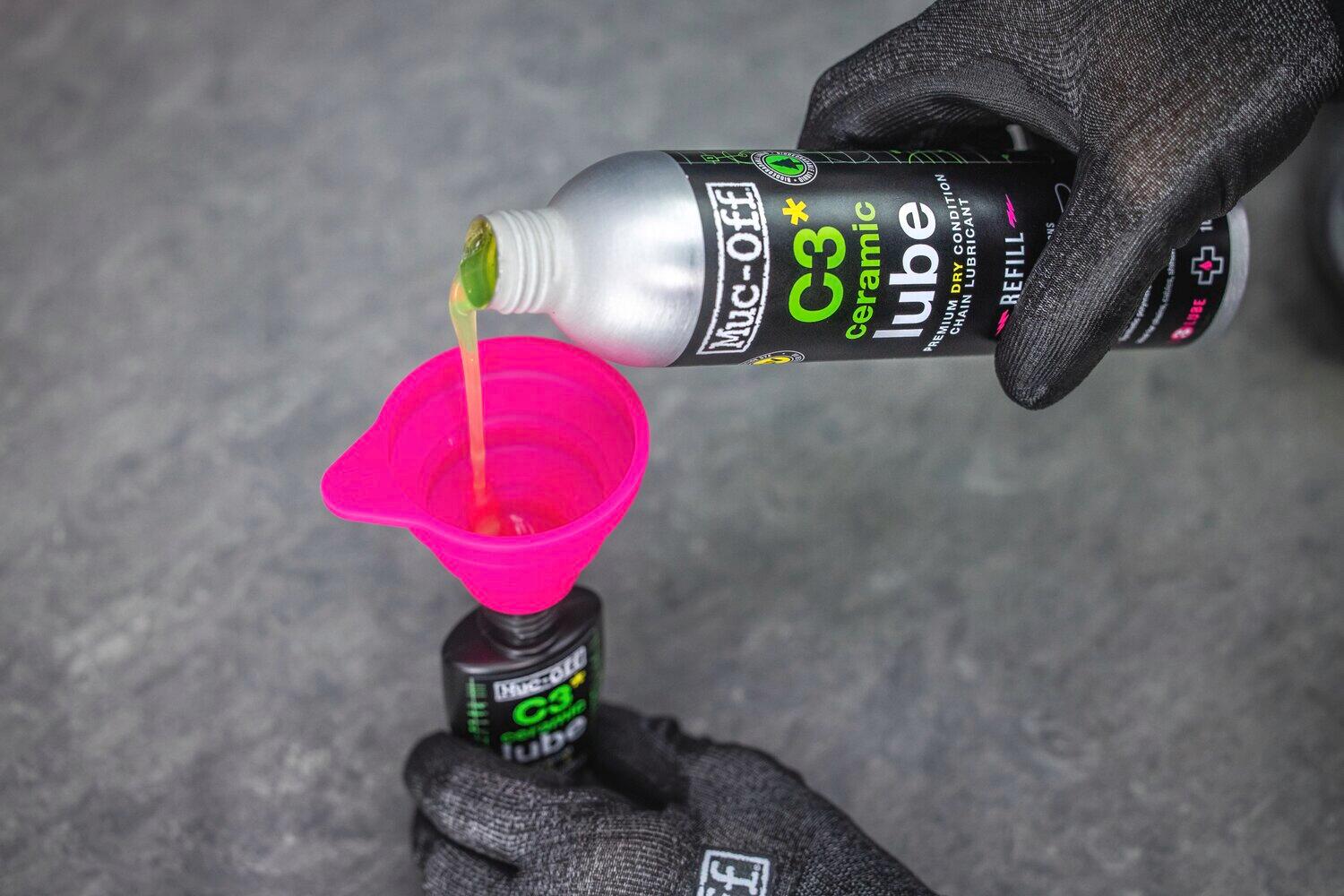 Muc-Off C3 DRY Ceramic Lube Refill Bottle 300ml 2/5
