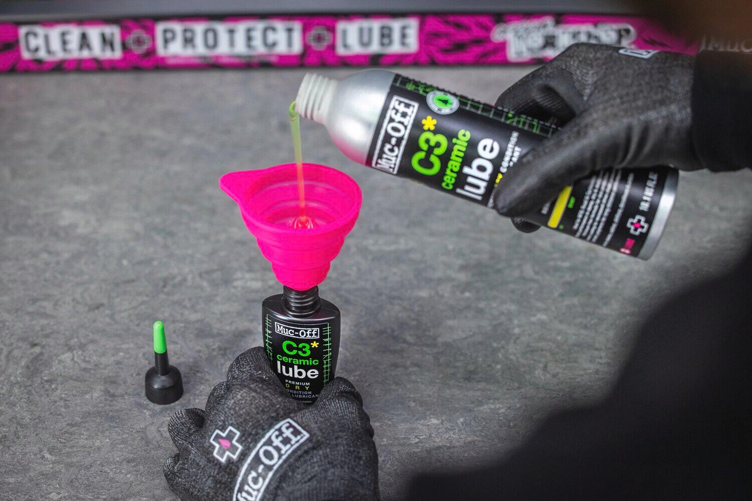 Muc-Off C3 DRY Ceramic Lube Refill Bottle 300ml 4/5
