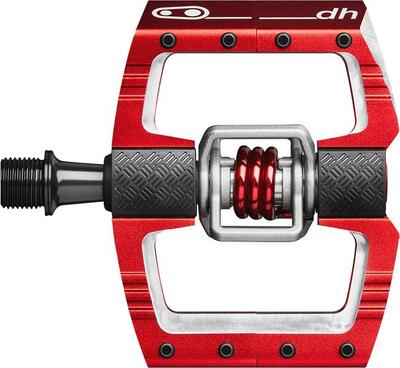 Crankbrothers mallet dh race pedalen rood