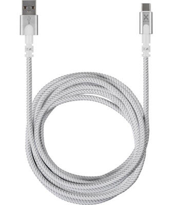 Xtorm usb naar usb-c kabel - 3 meter - wit