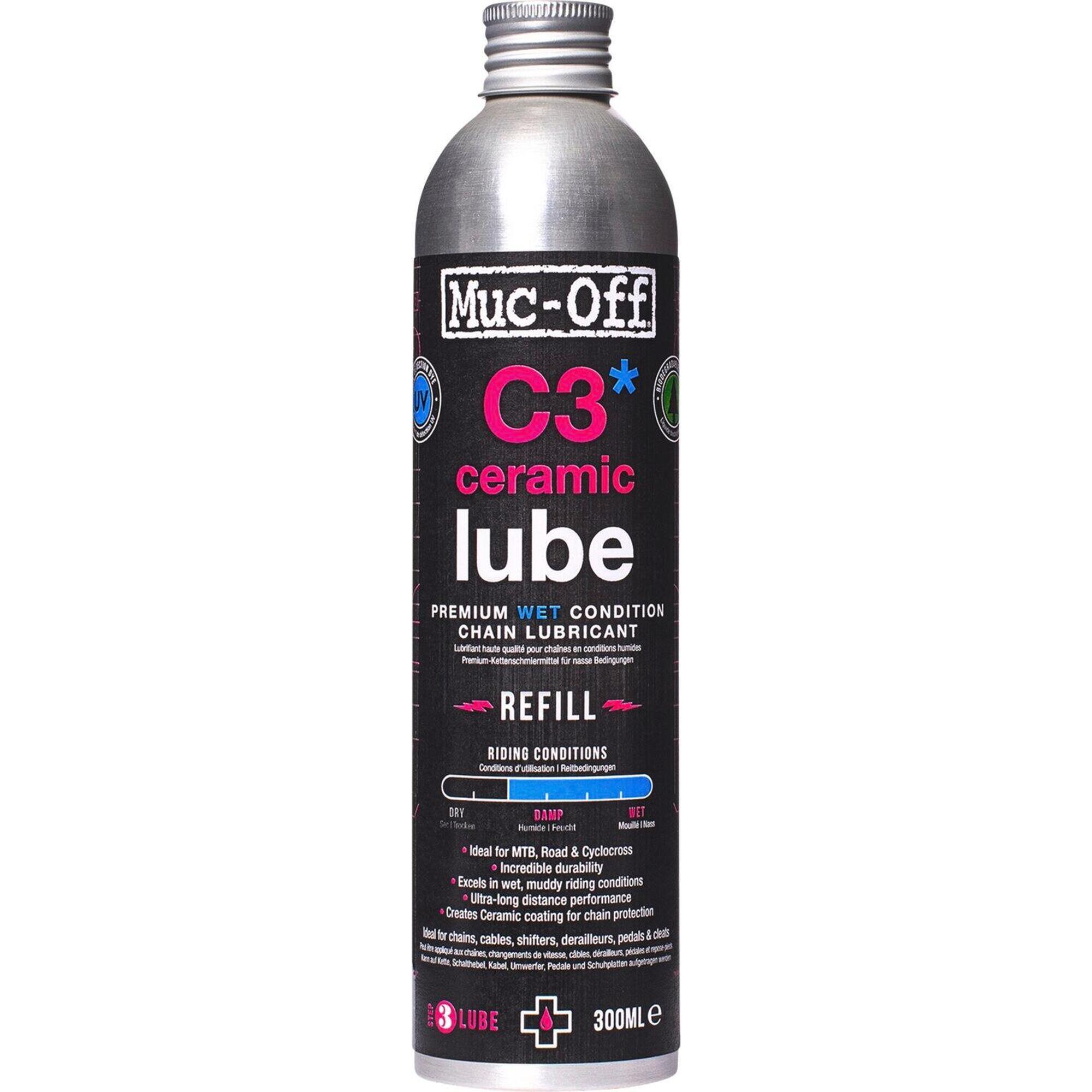 Recharge de Lubrifiant Humide Ceramic Muc-Off C3 300ml