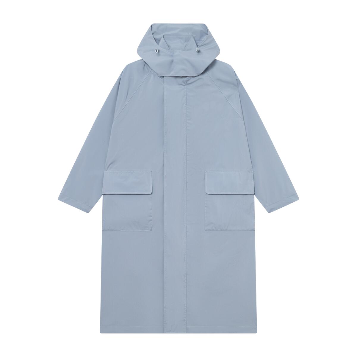 Kubota - Poncho Imperméable Avec Capuche Unisex - Coupe-pluie - Bleu - Decathlon