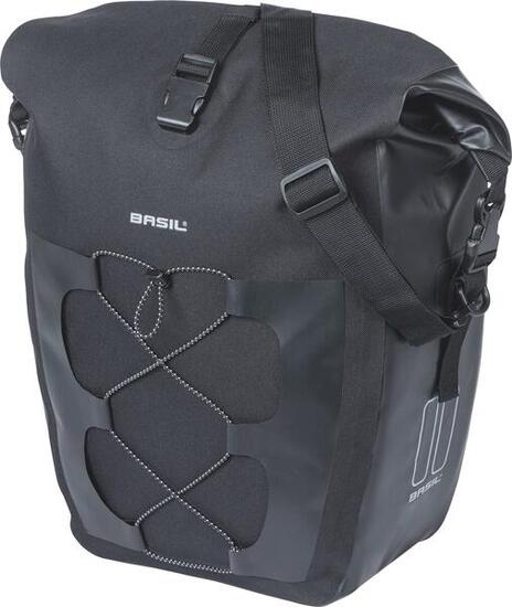 Basil Einzelpacktasche Navigator L schwarz, 32x15x37cm, 25-31ltr