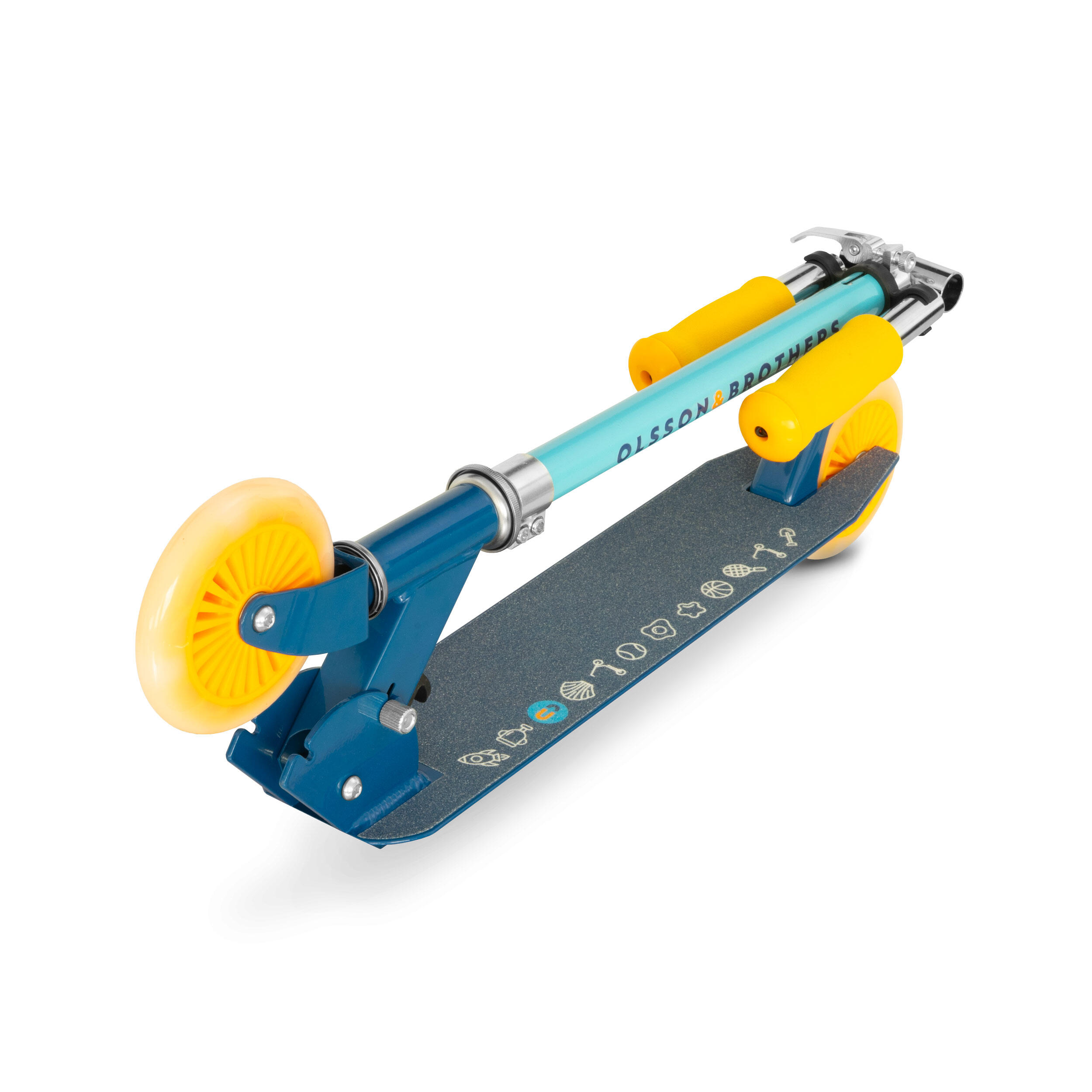 Trottinette enfant roues LED OLSSON ROCKET - ABEC 7, hauteur réglable 77-98 cm 2/7