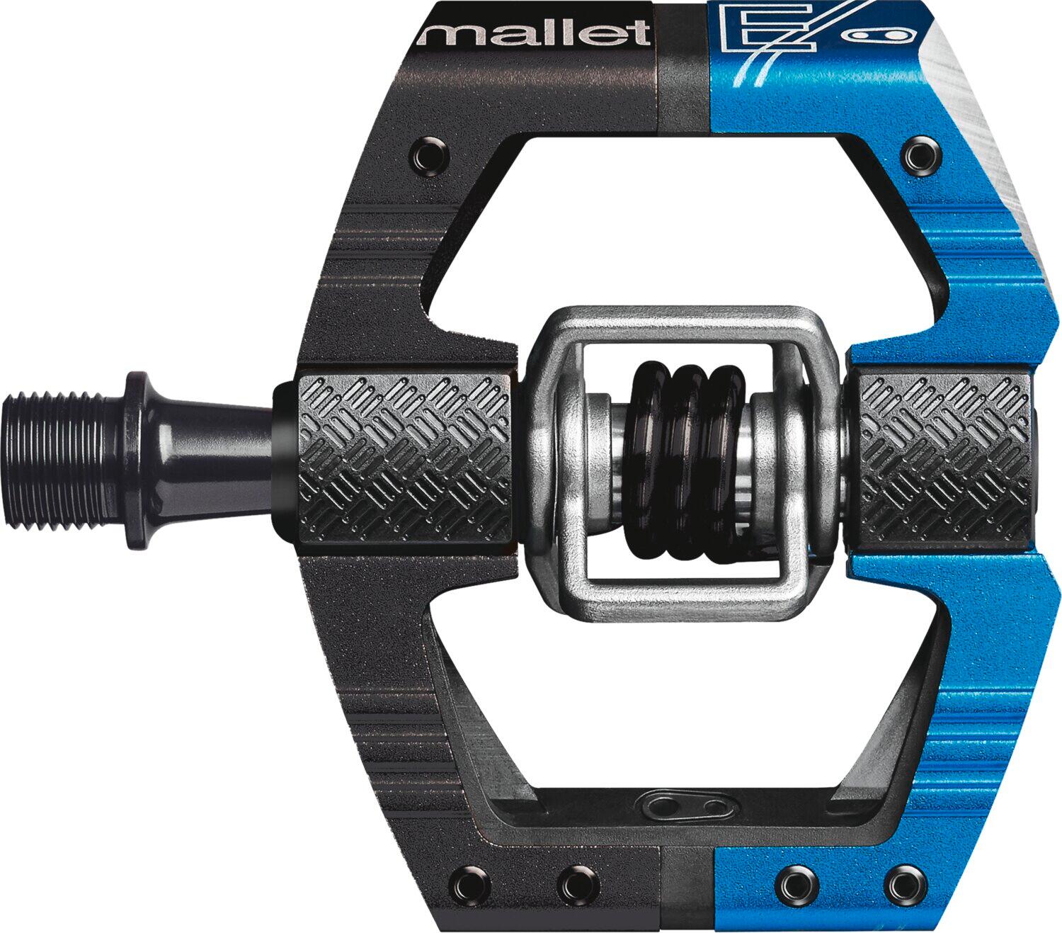 CRANKBROTHERS Pedali MALLET ENDURO blu/nero / molla nera