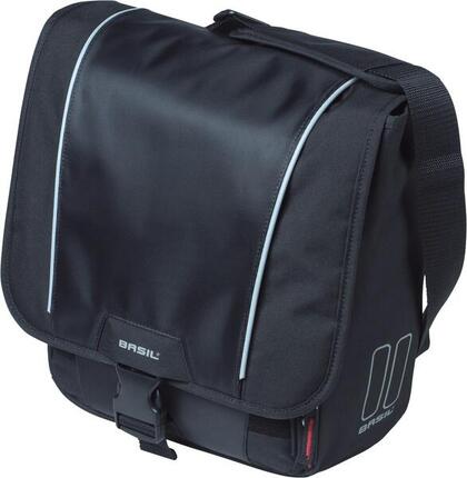 Basil Schultertasche Sport Design Comm. sw,31x16x41cm,18ltr, m. Kordelverschluss
