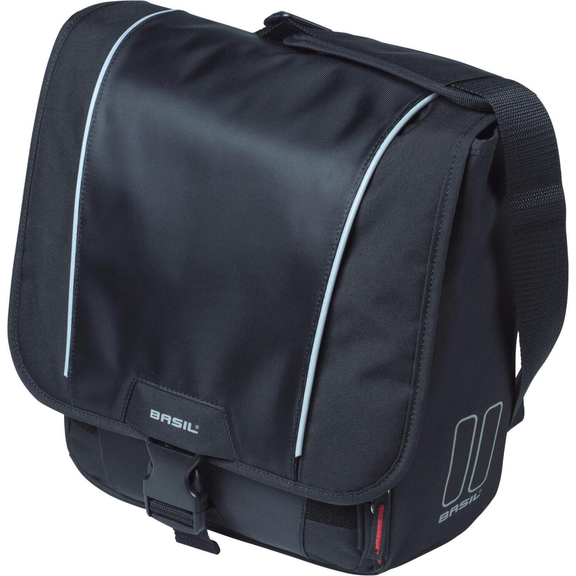 Basil - Sac De Rangement "sport Design - Panier Vélo - Noir - 18 L - Decathlon