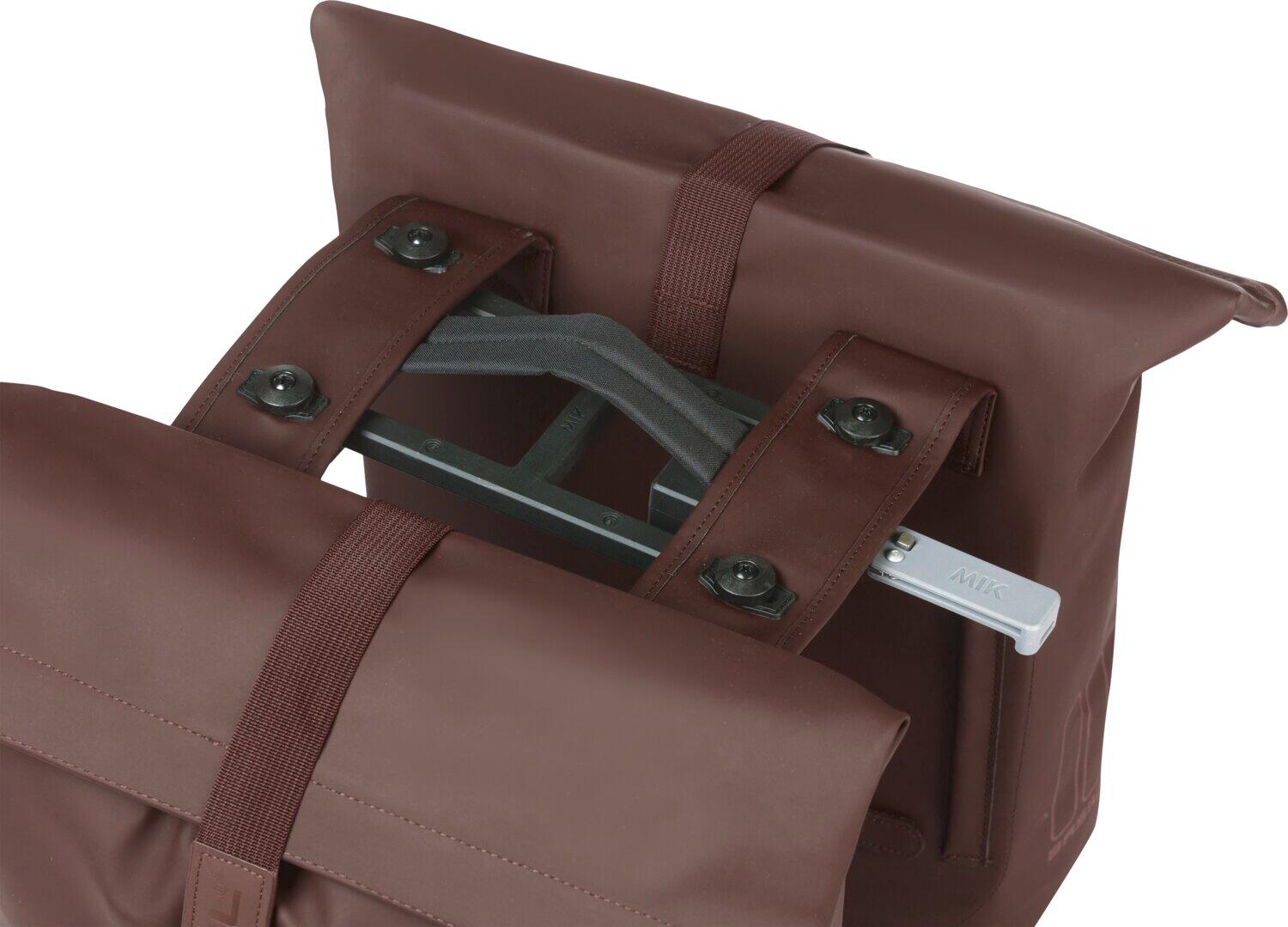 City Fahrrad Doppeltasche MIK 28-32 Liter, roasted brown 3/6