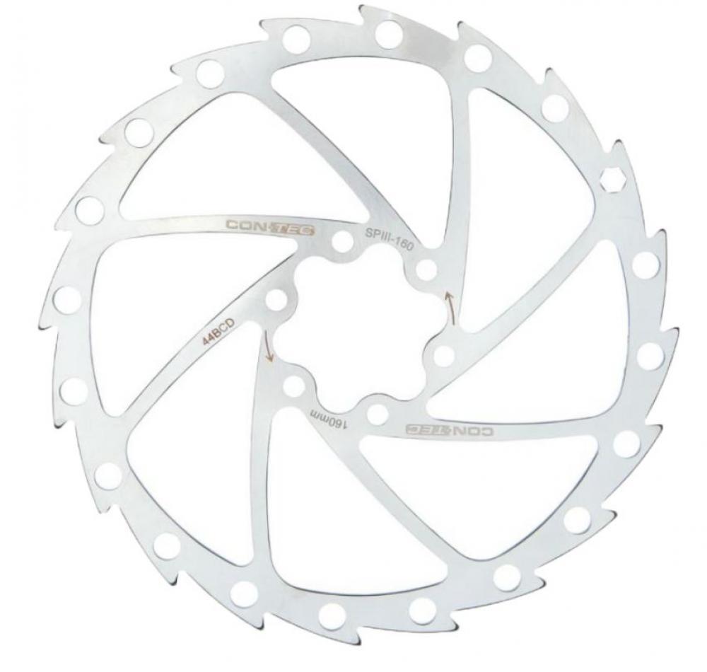CONTEC CDR-2 disco de freno 160 mm 6 agujeros 2/3