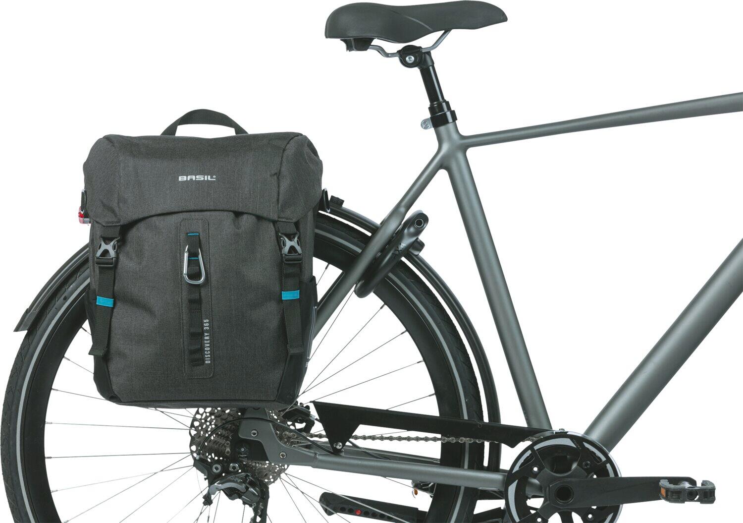 Sacoche selle 20L Discovery 365D Basil noir chiné 5/7