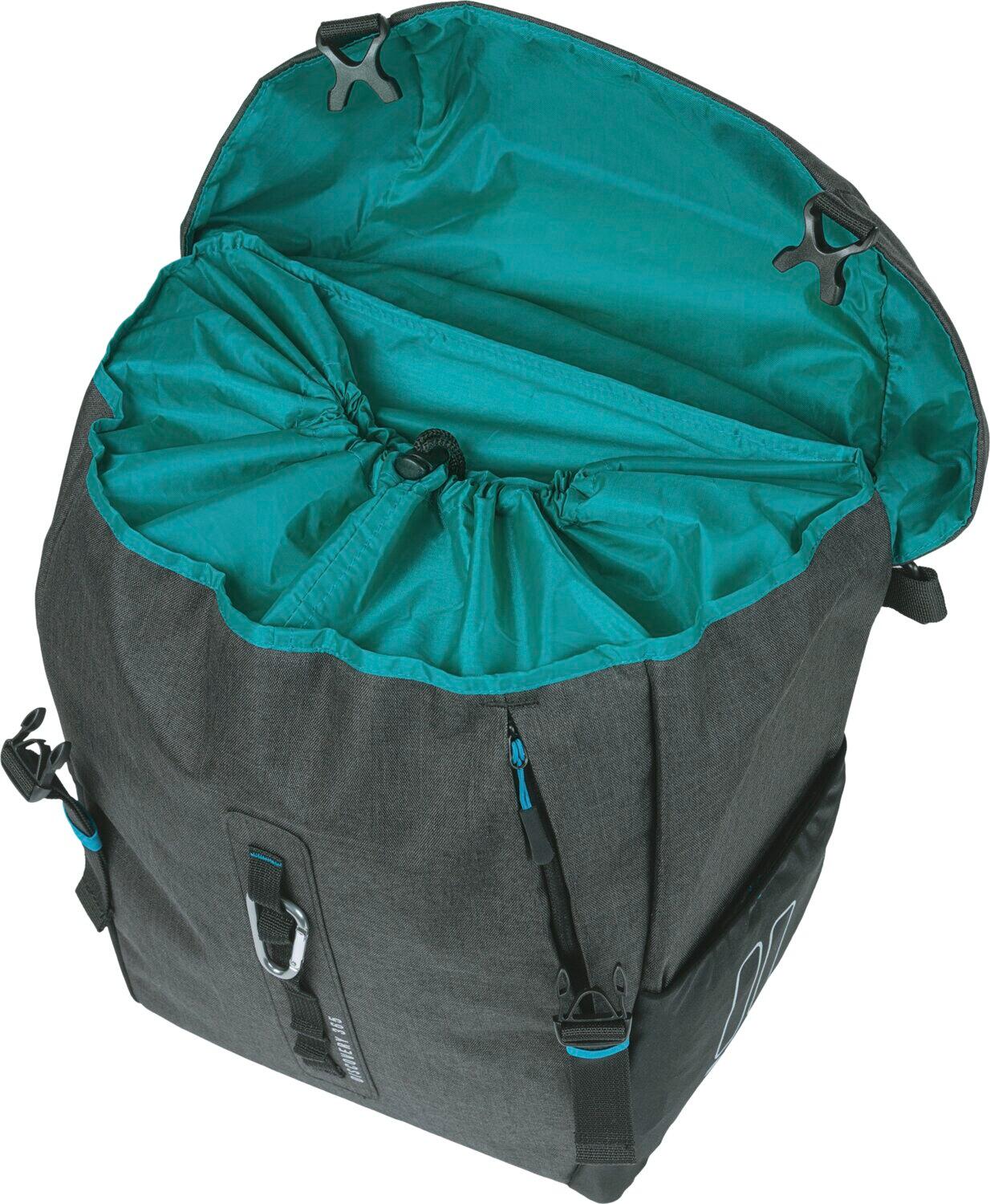 Sacoche selle 20L Discovery 365D Basil noir chiné 4/7