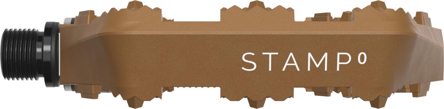 Pedal Stamp 0 small marron 3/4