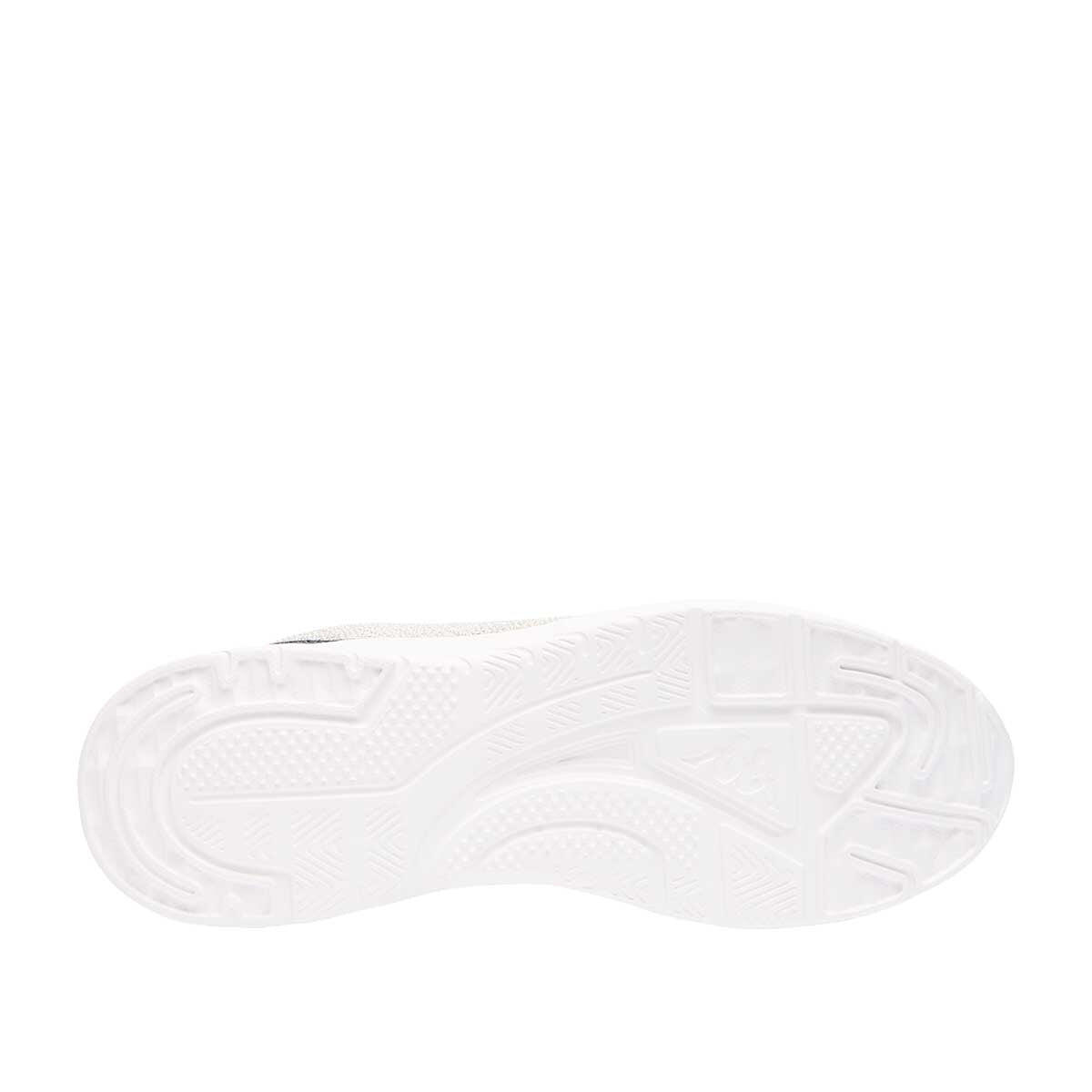 Sneakers bassa da uomo donna in poliestere grigio da fitness 6/7