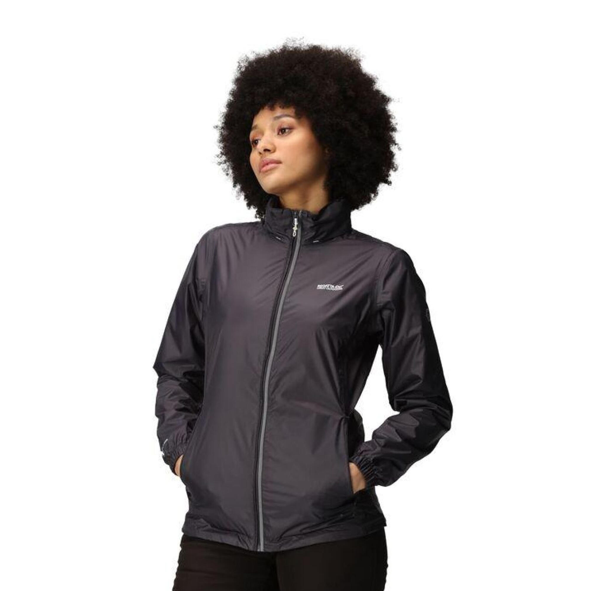 Veste Imperméable À Capuche CORINNE Femme (Gris Phoque) 4/5