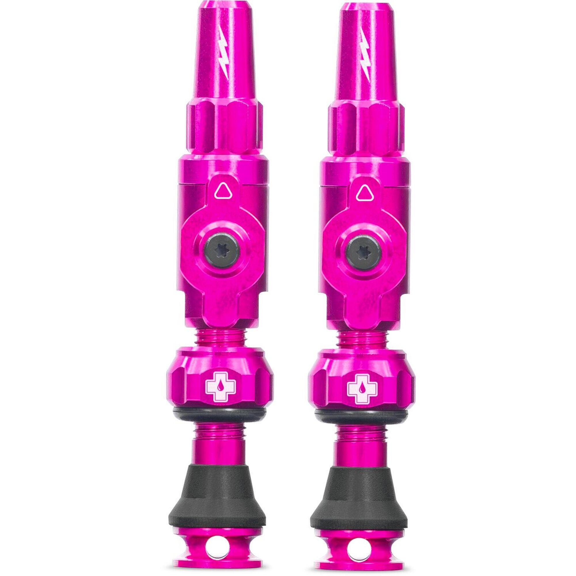 Muc-off - Valves Tubeless Muc-off Big Bore Lite Rose - Valve De Gonflage - Rose - 60 Mm - Decathlon