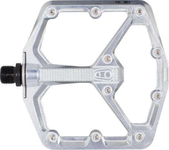 Crankbrothers Stamp 7 Large - Silver Edition Flat Pedals Hoogglans Zilver