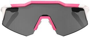 Lunettes 100% Speedcraft XS Puddy Pink White/Verres Smoke 2/4