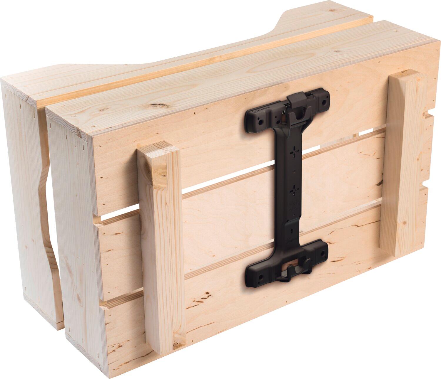 Fonds Racktime arrière bois avec anse sur porte bagage compatible vae et systeme 2/3