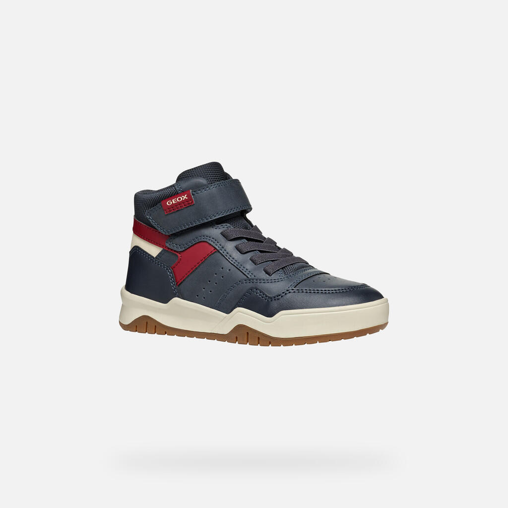 Baskets Garçon PERTH BOY Bleu Marine/Rouge Foncé 4/7