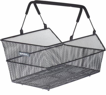 Basil Cento Multi System - Panier à vélo - à l'arrière - noir