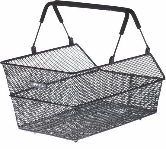 Basil Cento Multi System - Panier à vélo - à l'arrière - noir