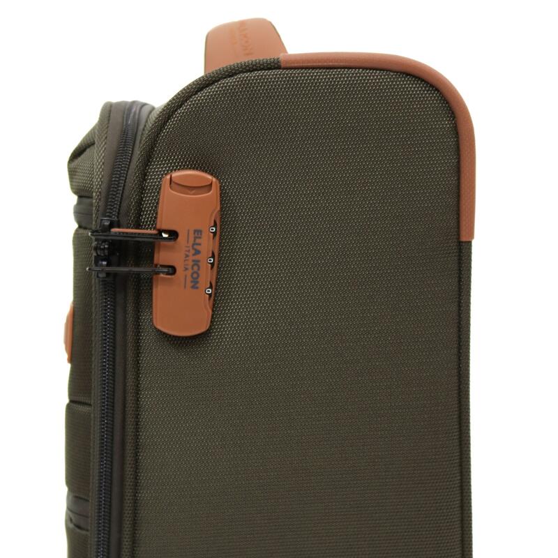 Ella Icon - Troler Atena Verde Textil - 55X36X22 Cm - Textil, Verde