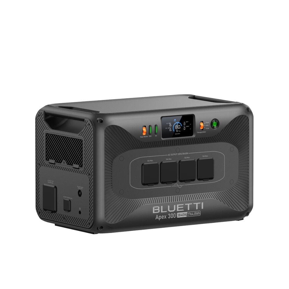 Gerador solar bluetti apex 300,2764,8wh+bypass 12kw,para autocaravanaresidencial