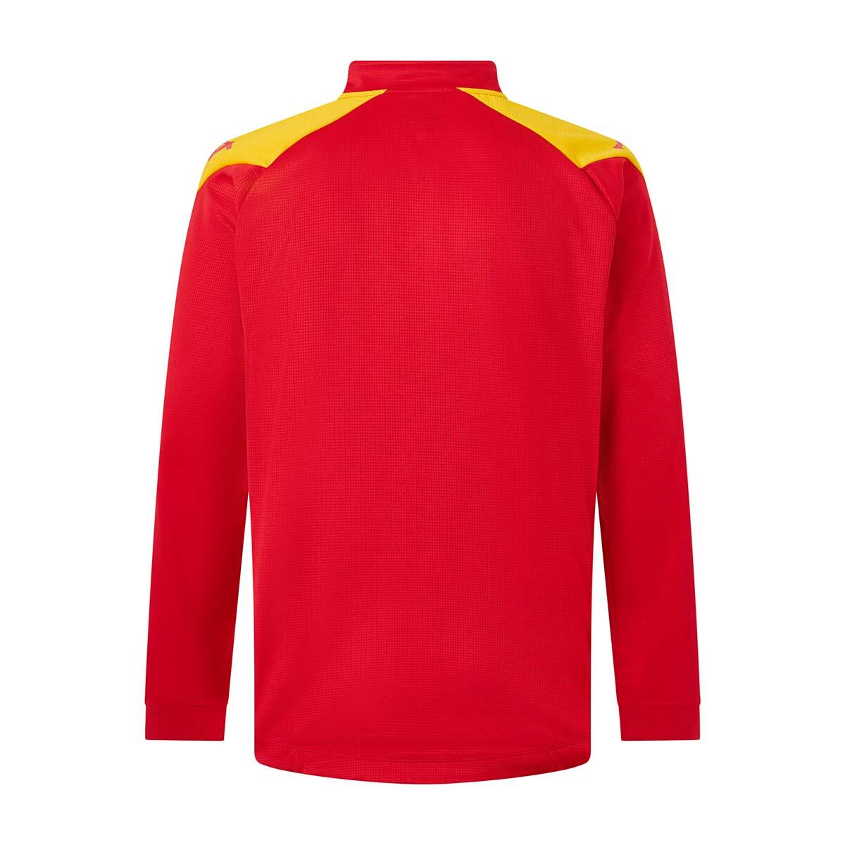 Sweatshirt manches longues garçon Lovato rouge 4/4