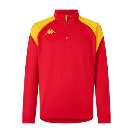 Sweatshirt manches longues garçon Lovato rouge