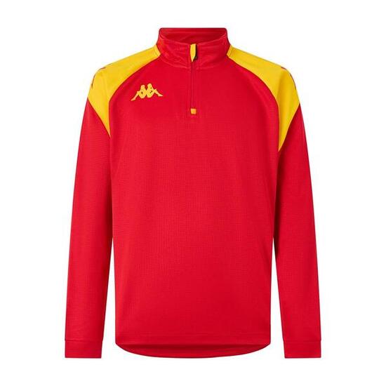 Sweatshirt manches longues garçon Lovato rouge