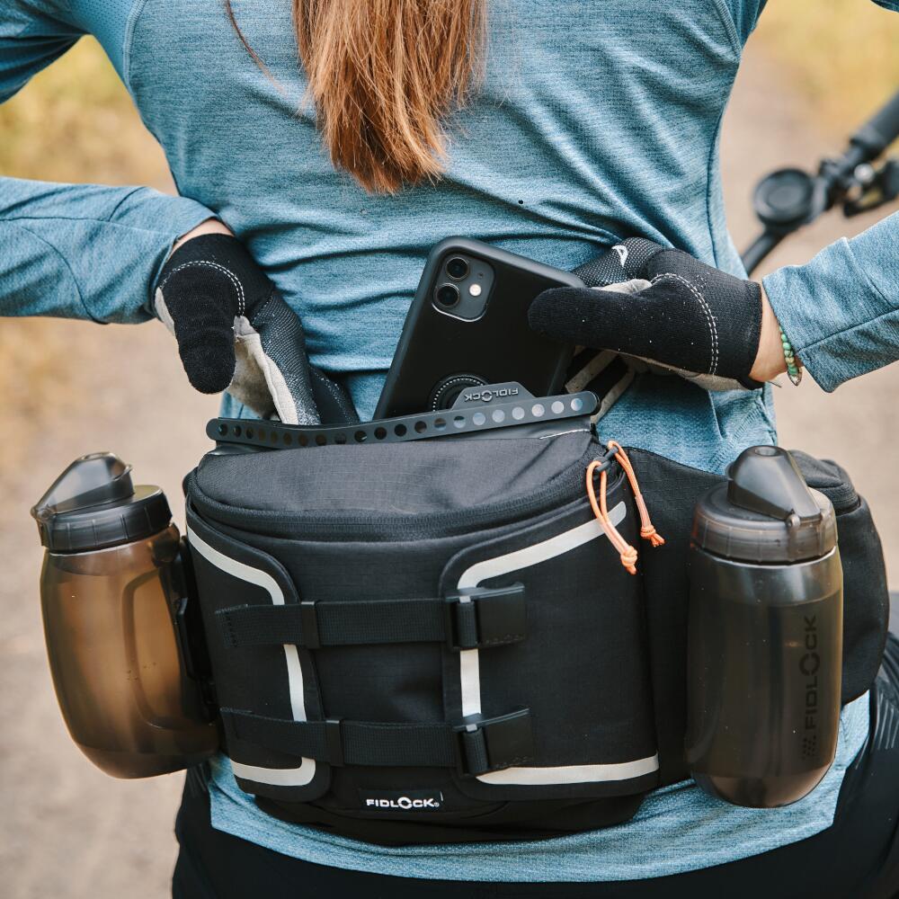 HIP BELT double + bottle 450 - noir 4/5