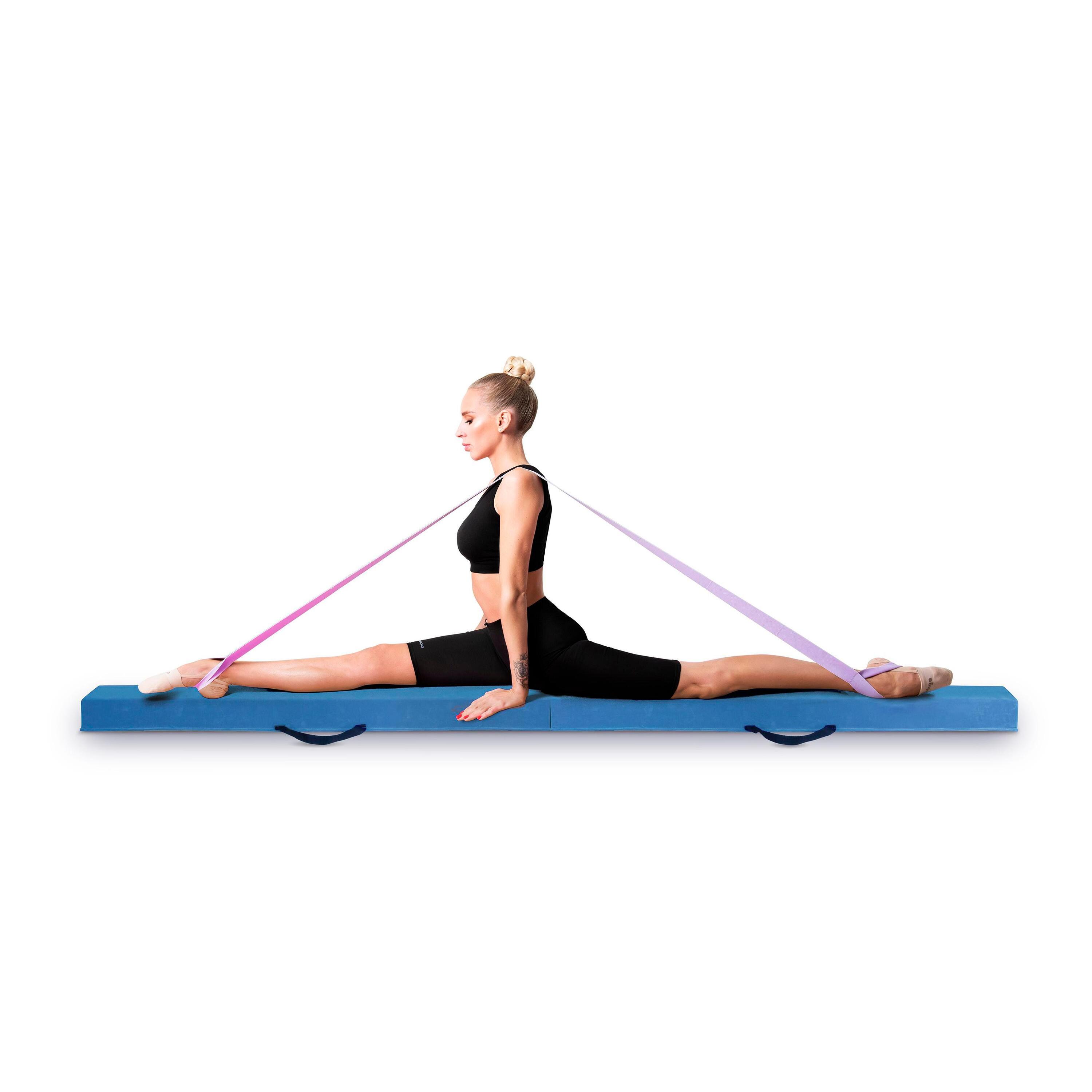 Poutre Gymnastique Pliable avec Base Antidérapante 240*15*6.5 cm 3/7