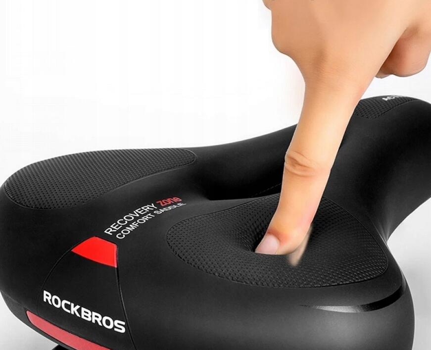 Sella per bicicletta Rockbros con ritaglio anatomico per strada e città 3/7