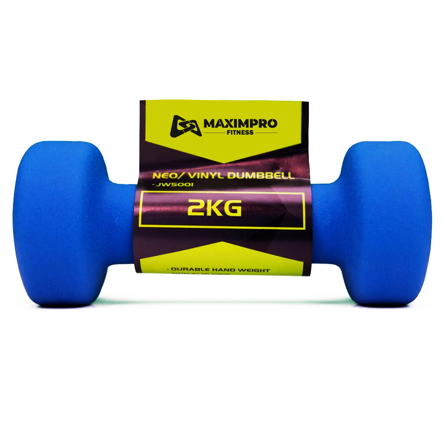 Mancuerna Neopreno Max Sports Hant 2Kg Azul - Unidad 2/4