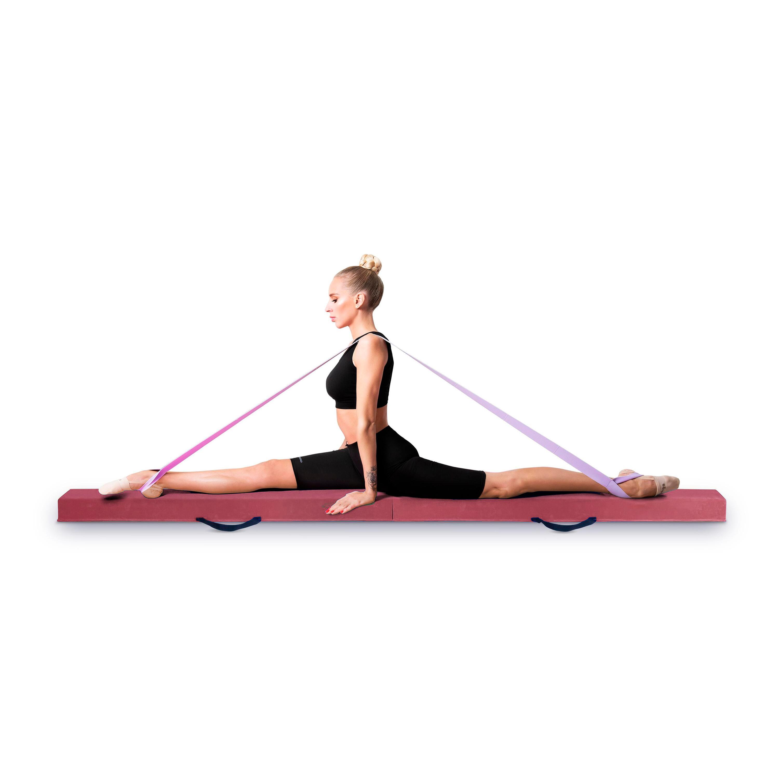 Poutre Gymnastique Pliable avec Base Antidérapante 240*15*6.5 cm 3/7