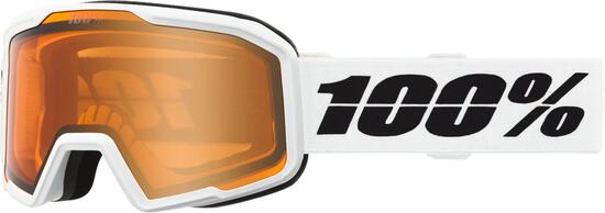 Masque SKI 100% VALNOR - BASE WHITE ecran AMBER