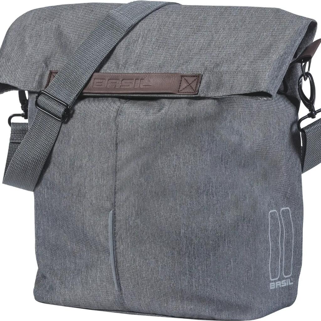 Luggage carrier Side bag City Shopper gray