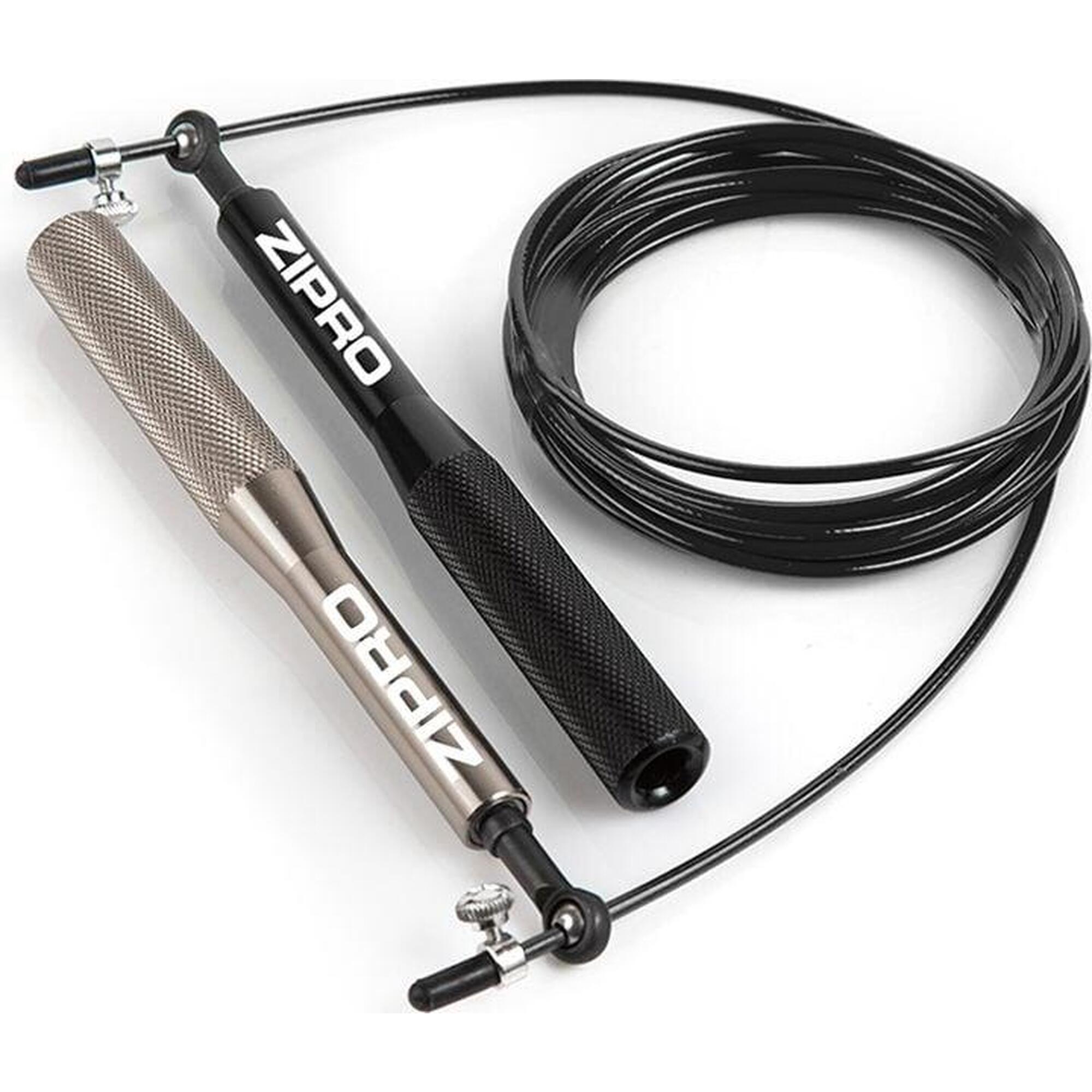 Coardă de sărit din aluminiu Zipro reglabilă