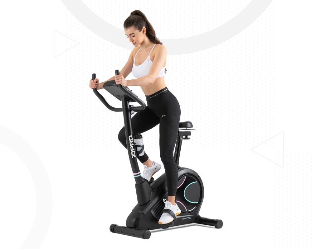 Vélo d'appartement électromagnétique Zipro Flame WM connecté iConsole+ 3/8