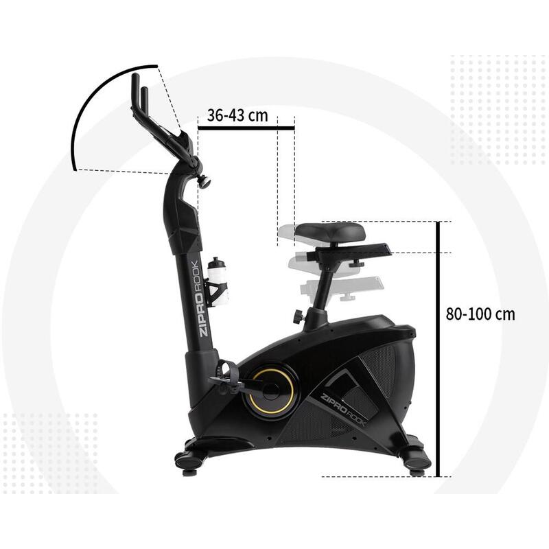 Bicicletă de Apartament electromagnetica Zipro Rook Gold iConsole+ Kinomap