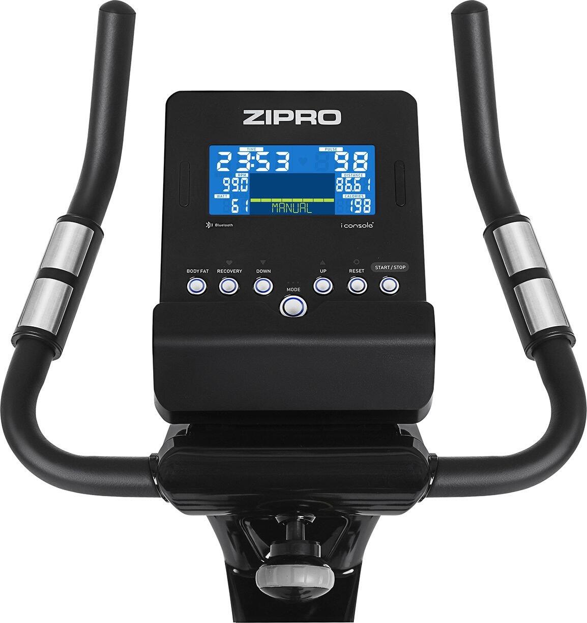 Vélo d'appartement électromagnétique Zipro Rook Gold connecté iConsole+ Kinomap 5/8