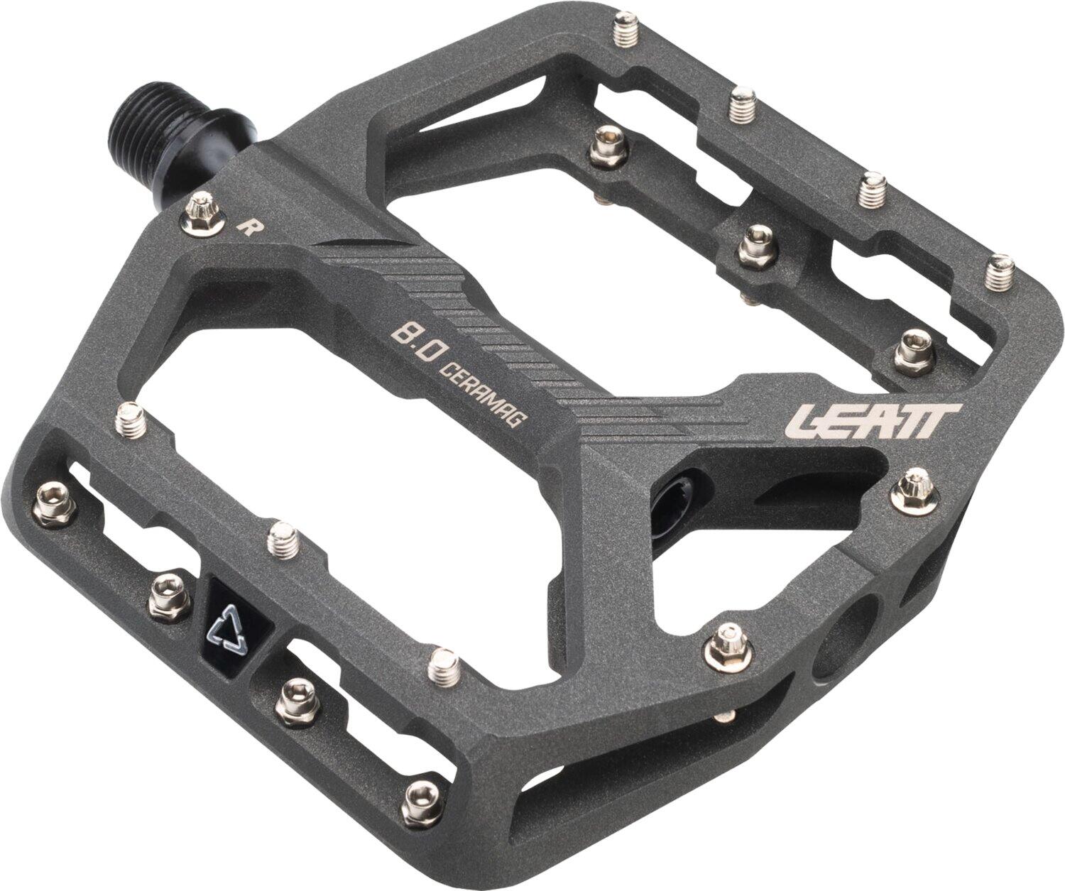 LEATT Pedals CeraMAG 8.0 Flat #Wide 114x107mm CeraGrey